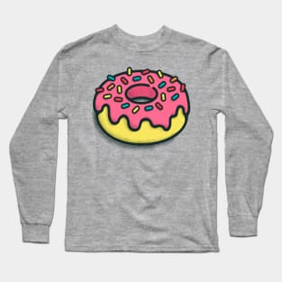 Donut with sprinkles Long Sleeve T-Shirt